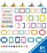 Carson Dellosa Creatively Inspired 81 pc Bundle Future Leaders Bulletin Board Set, Banner With Inspirational Quote, Colorful Frames, Poms, Lights, and More Classroom Decor